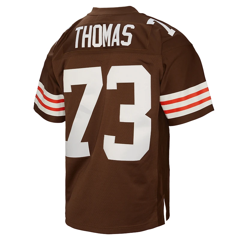 Maillot réplique Mitchell & Ness Joe Thomas Brown Cleveland Browns Legacy pour hommes