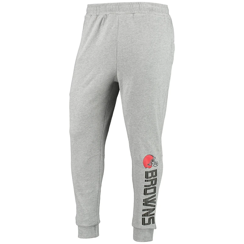Men's MSX by Michael Strahan Heathered Gray Cleveland Browns Jogger Pants