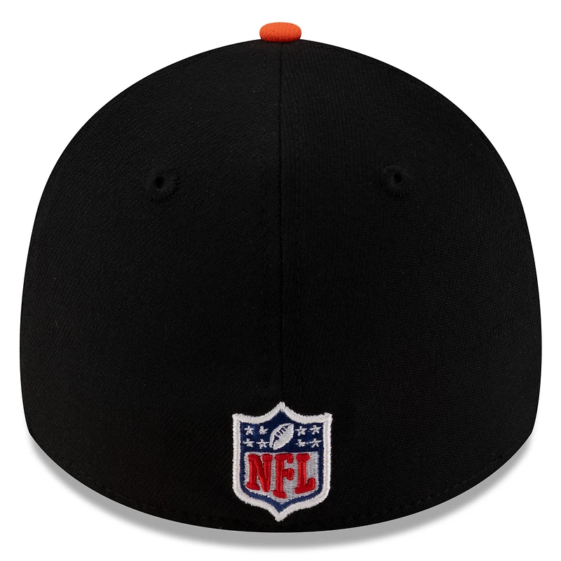Men's New Era Black/Orange Cleveland Browns 2025 NFL Draft 39THIRTY Flex Hat