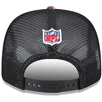 Casquette à visière plate noire New Era Cleveland Browns 2024 NFL Crucial Catch 9SEVENTY Trucker Snapback pour homme
