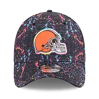 Men's New Era  Black Cleveland Browns 2025 NFL Crucial Catch 39THIRTY Flex Hat
