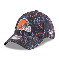 Casquette New Era noire Cleveland Browns 2025 NFL Crucial Catch 39THIRTY Flex pour homme
