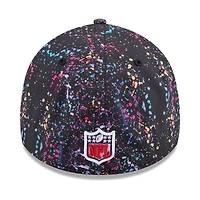 Men's New Era  Black Cleveland Browns 2025 NFL Crucial Catch 39THIRTY Flex Hat