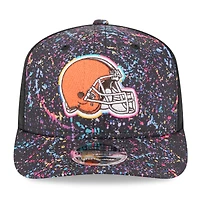 Casquette ajustable 9SEVENTY NFL Crucial Catch 2025 des Cleveland Browns de New Era pour homme, noire