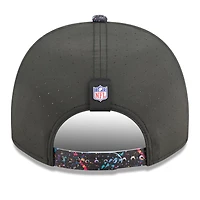 Casquette snapback 9FIFTY noire New Era Cleveland Browns 2025 NFL Crucial Catch pour homme