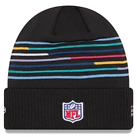 Men's New Era Black Cleveland Browns 2025 NFL Crucial Catch Cuffed Knit Hat