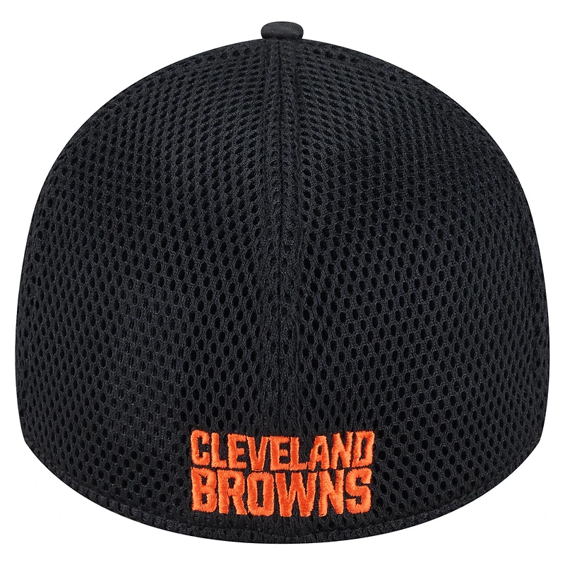 Casquette 39THIRTY Flex noire à motif camouflage actif Cleveland Browns de New Era pour homme