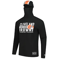 Sweat à capuche fonctionnel noir New Era pour homme, cagoule Fandom, rayures tri-blend