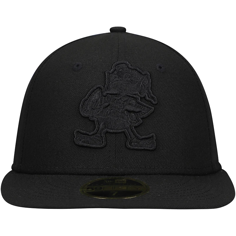 Casquette ajustée 59FIFTY II New Era Cleveland Browns noir sur pour homme