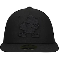Casquette ajustée 59FIFTY II New Era Cleveland Browns noir sur pour homme