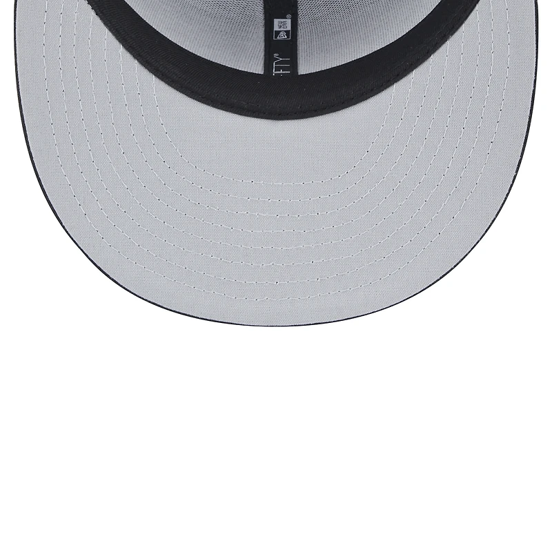 Men's New Era Black Cleveland Browns Main Trucker 9FIFTY Snapback Hat