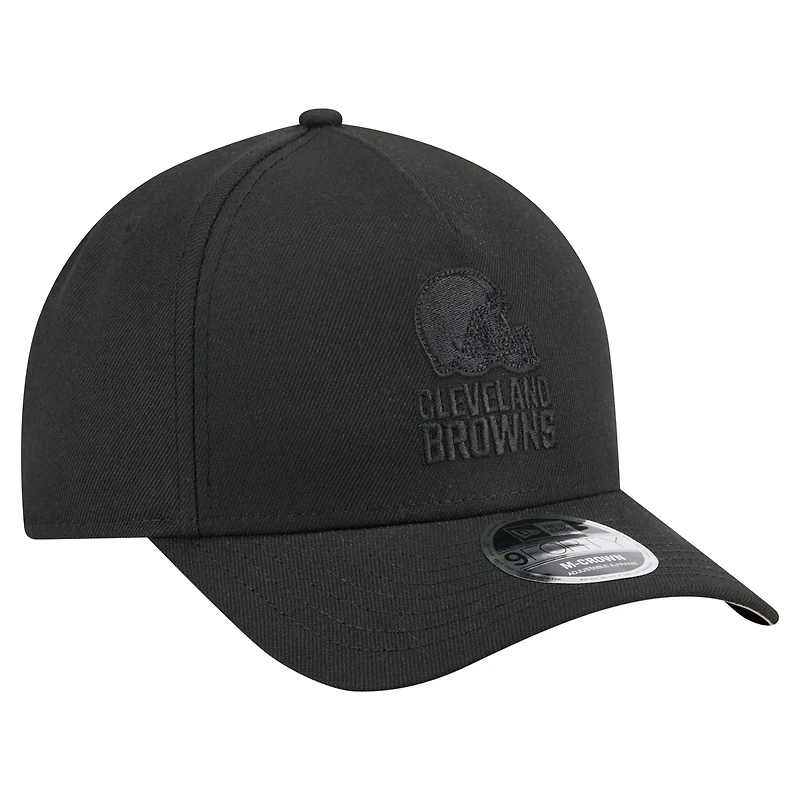 Casquette ajustable New Era 9FORTY M-Crown A-Frame noire pour homme