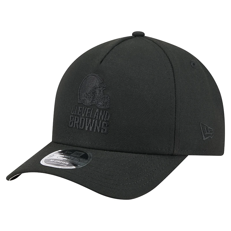 Casquette ajustable New Era 9FORTY M-Crown A-Frame noire pour homme