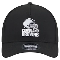 Men's New Era  Black Cleveland Browns Team Collection 9FORTY M-Crown A-Frame Adjustable Hat