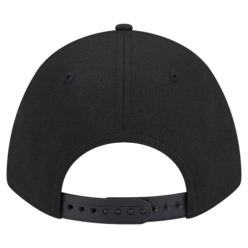 Men's New Era  Black Cleveland Browns Team Collection 9FORTY M-Crown A-Frame Adjustable Hat