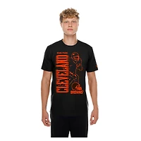 T-shirt noir New Era pour homme, camp d'entraînement des Cleveland Browns
