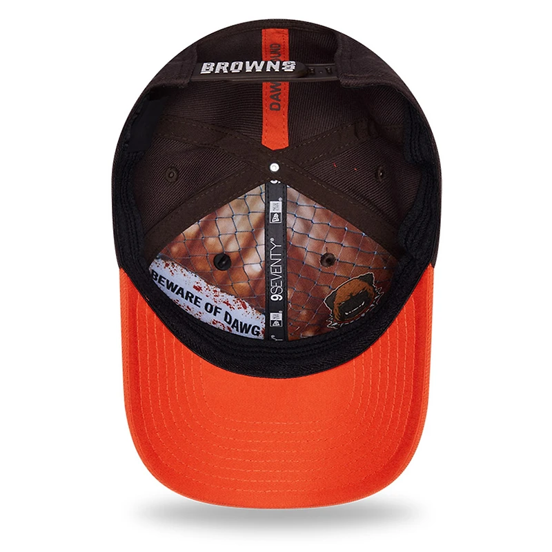 Men's New Era  Brown/Orange Cleveland Browns 2026 NFL Draft 9SEVENTY Adjustable Hat