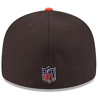 Casquette ajustée New Era marron/orange Cleveland Browns 2026 NFL Draft 59FIFTY pour homme