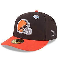 Men's New Era  Brown/Orange Cleveland Browns 2026 NFL Draft Pre-Curved 59FIFTY Fitted Hat