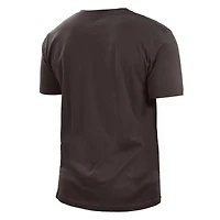T-shirt pour homme Cleveland Browns 2022 Sideline Ink Dye marron New Era
