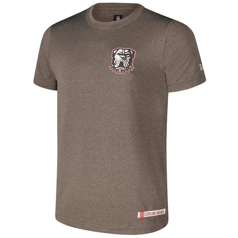 T-shirt marron New Era pour homme des Cleveland Browns 2024 NFL Training Camp