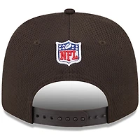 Men's New Era Brown Cleveland Browns 2024 Sideline 9SEVENTY Stretch-Snap Hat