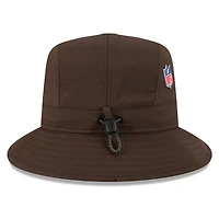 Men's New Era Brown Cleveland Browns 2025 Sideline  Bucket Hat