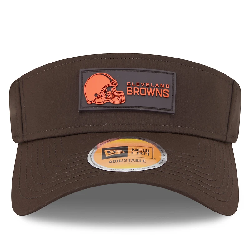 Visière latérale marron New Era pour homme des Cleveland Browns 2025