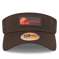 Visière latérale marron New Era pour homme des Cleveland Browns 2025
