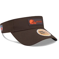 Visière latérale marron New Era pour homme des Cleveland Browns 2025