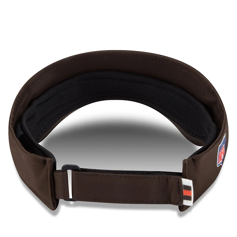 Visière latérale marron New Era pour homme des Cleveland Browns 2025