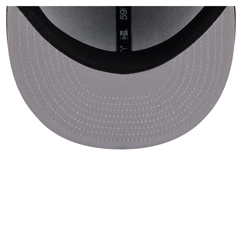 Casquette ajustée New Era 59FIFTY marron pour homme