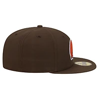 Men's New Era Brown Cleveland Browns 59FIFTY Fitted Hat