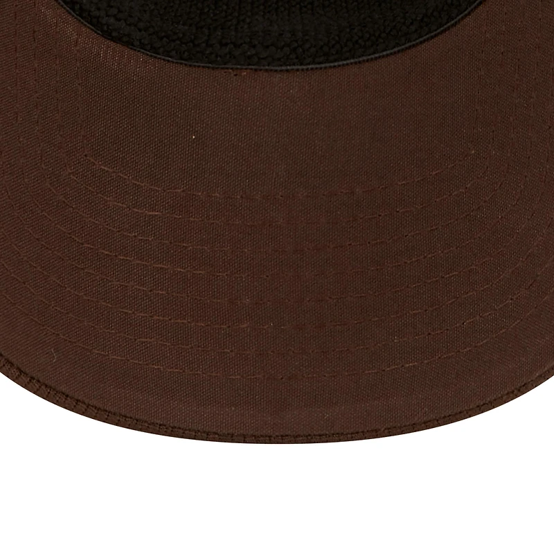 Men's New Era Brown Cleveland Browns A-Frame - 9FORTY Snapback Hat