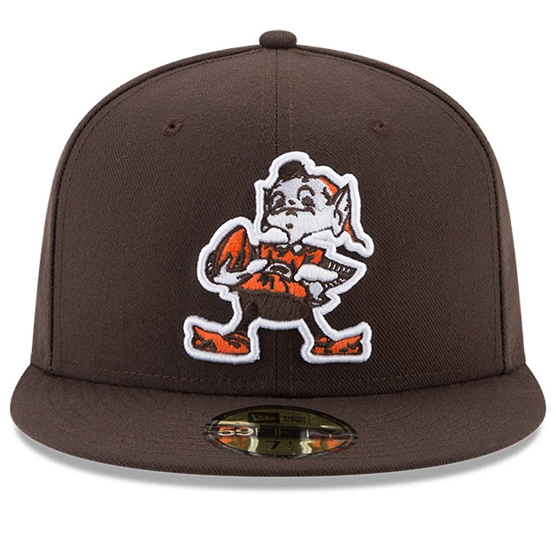Casquette ajustée 59FIFTY pour homme des Cleveland Browns Brownie Omaha The Elf Throwback New Era