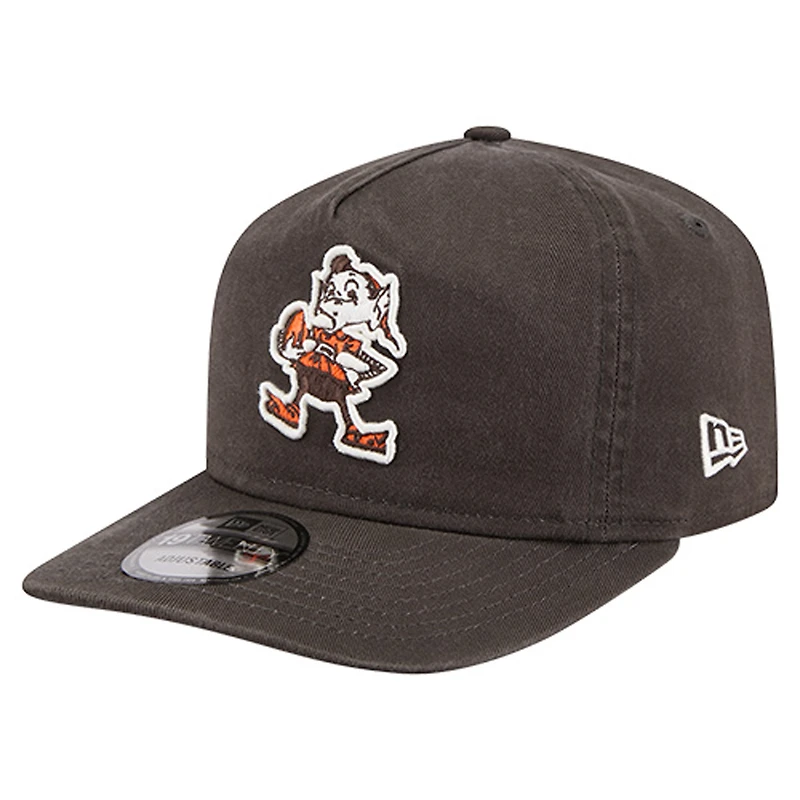 Casquette ajustable New Era Brown Cleveland Browns Championship 19TWENTY pour homme