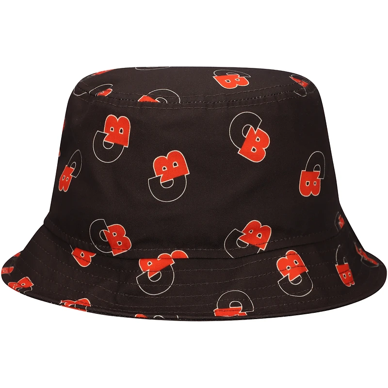 Bob New Era marron Cleveland Browns City Originals pour hommes