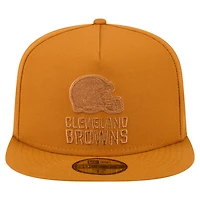 Casquette ajustée A-Frame 59FIFTY pour homme, coloris marron, des Cleveland Browns, New Era