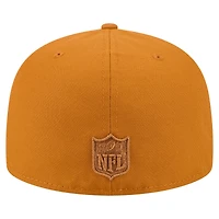 Men's New Era  Brown Cleveland Browns Color Pack A-Frame 59FIFTY Fitted Hat