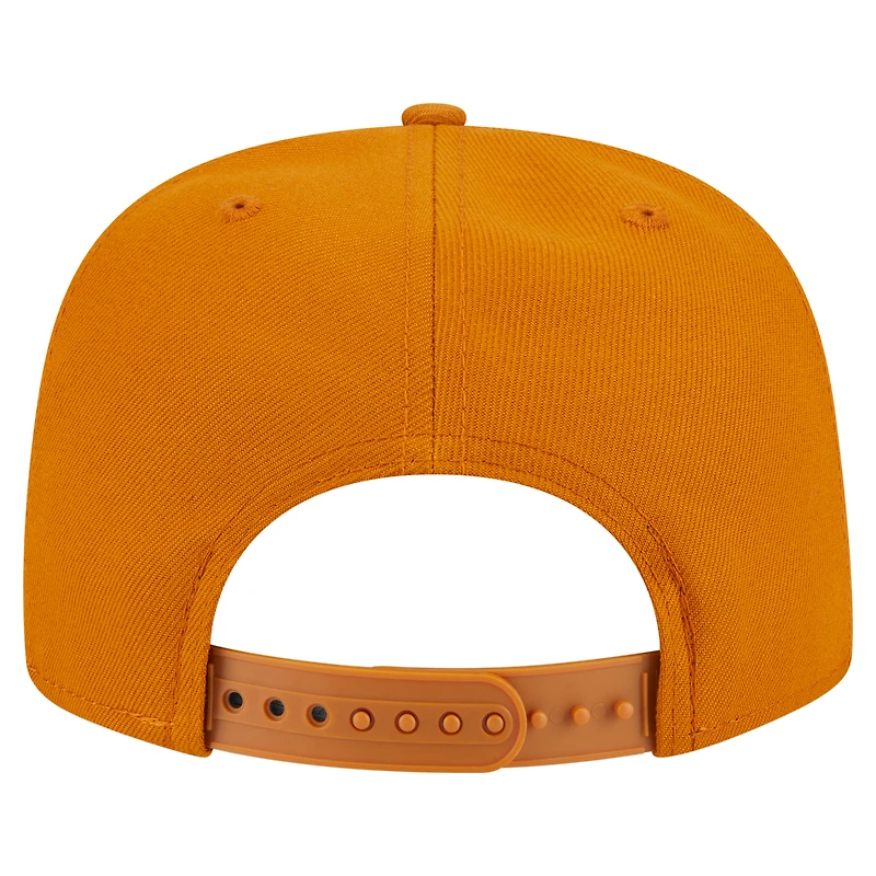 Casquette snapback A-Frame 9FIFTY marron New Era pour homme, pack couleur des Cleveland Browns