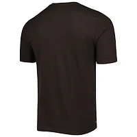 T-shirt pour homme Cleveland Browns Combine Authentic Training Huddle Up New Era marron