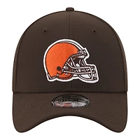 Casquette New Era marron Cleveland Browns Core Team 39THIRTY Flex pour homme