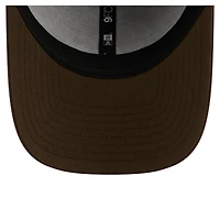 Casquette ajustable New Era marron Cleveland Browns Core Team 9FORTY pour homme