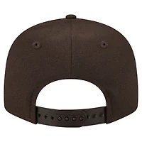 Men's New Era  Brown Cleveland Browns Core Team Script 9FIFTY Snapback Hat