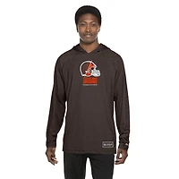Sweat à capuche fonctionnel Cleveland Browns de New Era pour homme