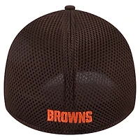 Casquette 39THIRTY Flex Game Day Linear marron des Cleveland Browns de New Era pour homme
