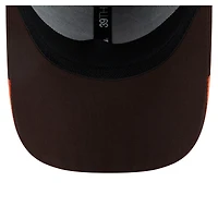 Casquette 39THIRTY Flex Game Day Linear marron des Cleveland Browns de New Era pour homme