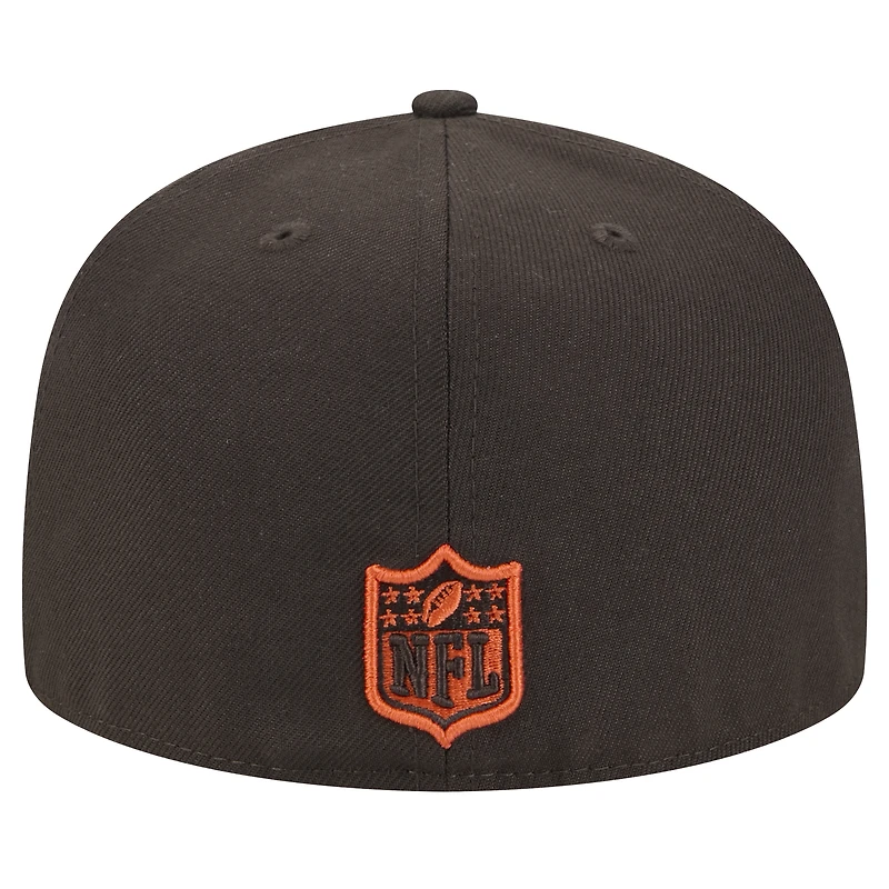 Casquette ajustée Cleveland Browns Main 59FIFTY de New Era pour homme