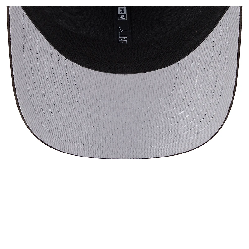 Men's New Era Brown Cleveland Browns Main Trucker 9SEVENTY Stretch-Snap Hat