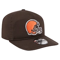 Casquette ajustable 19TWENTY marron des Cleveland Browns de New Era pour homme